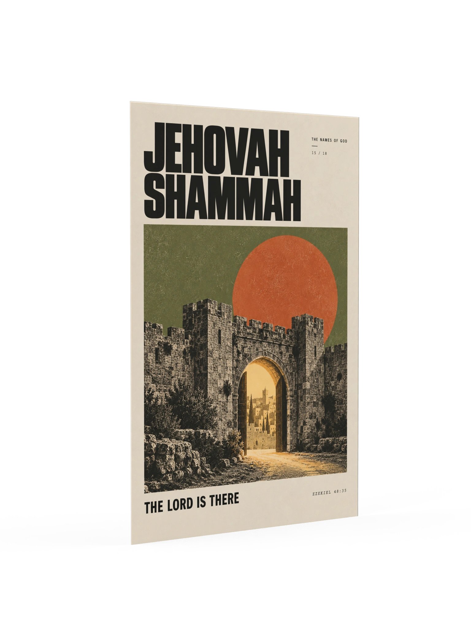 Jehovah Shammah | Names of God Art Print product image (2)