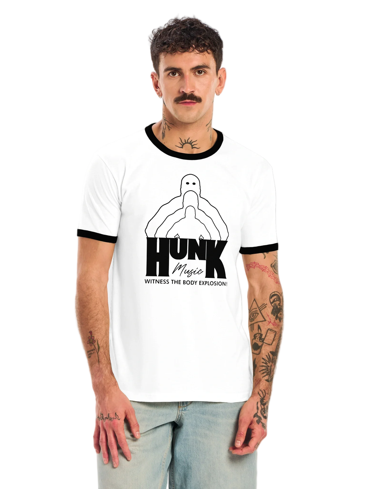 HUNK MUSIC: Body Explosion - Raglan Tee product image (2)