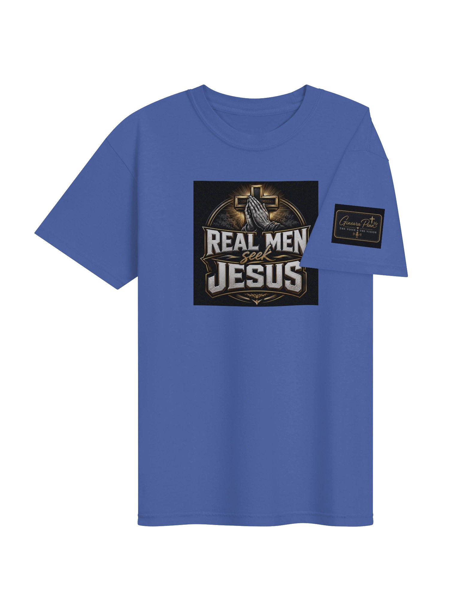 Real Men Tee-Blue product image (4)