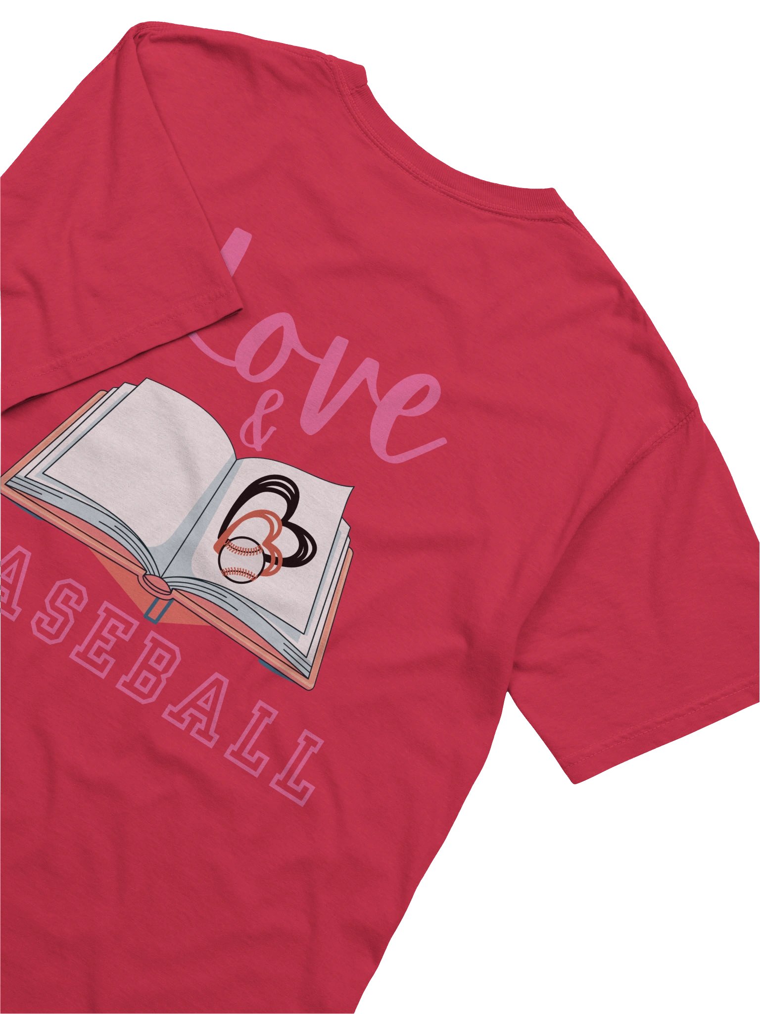 Love & Baseball - Tshirt with Back Design product image (46)