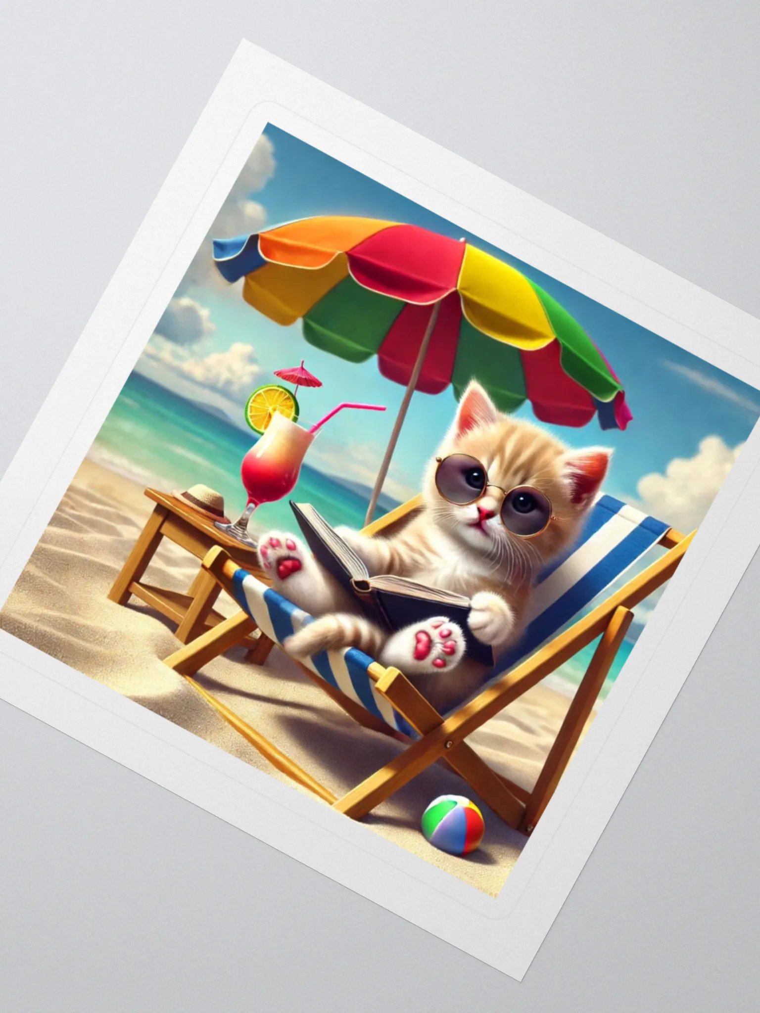 Beach Vibes: Relaxed Kitty product image (2)