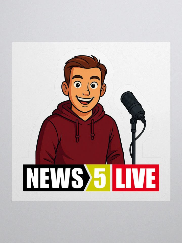 NEWS5LIVE Sticker product image (1)