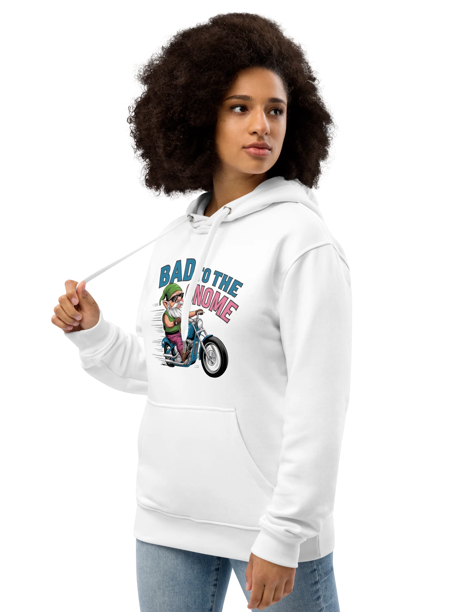 Bad to the Gnome Motorcycle Hoodie product image (7)