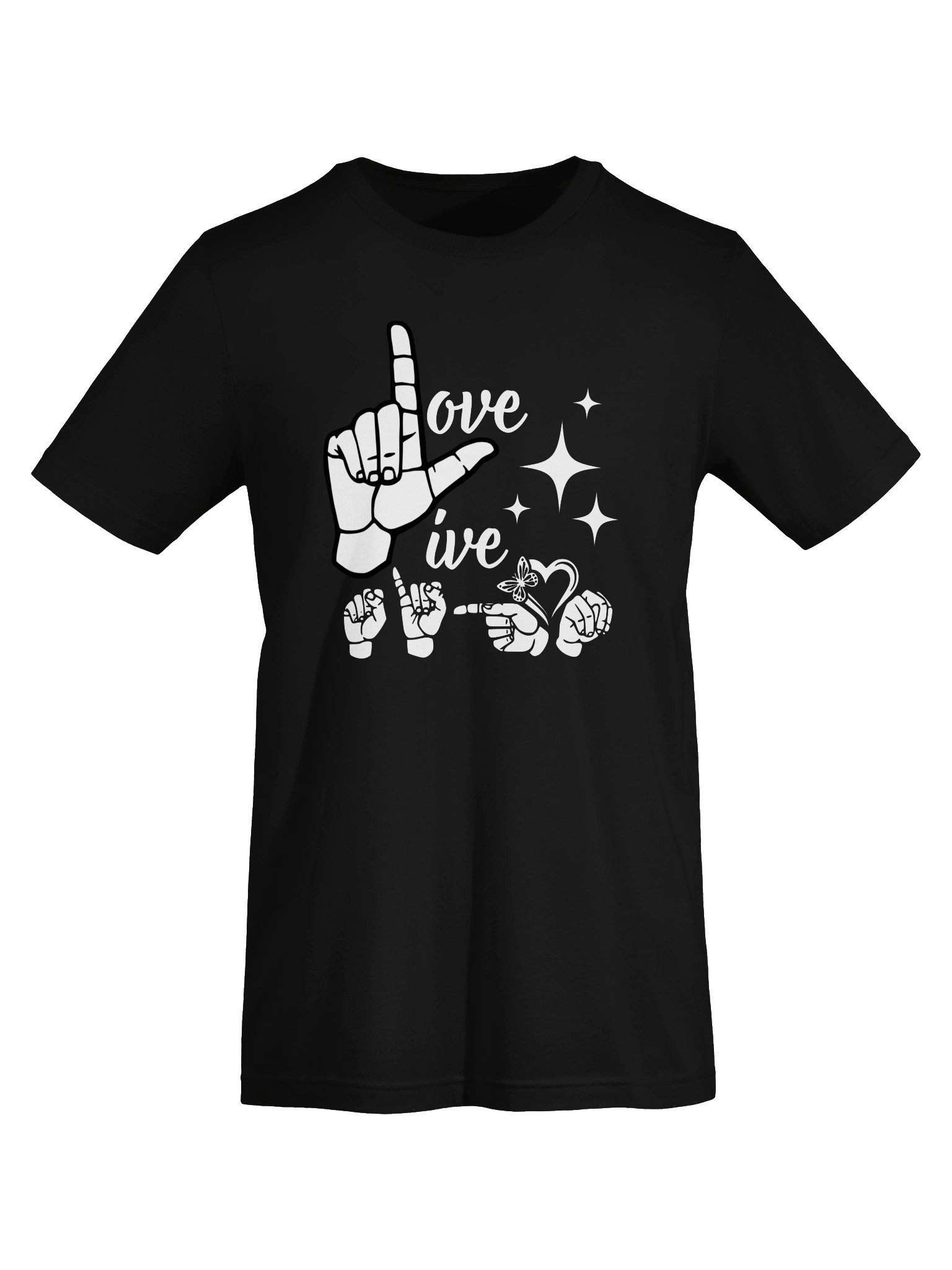 Live Love Sign ASL Tee product image (5)