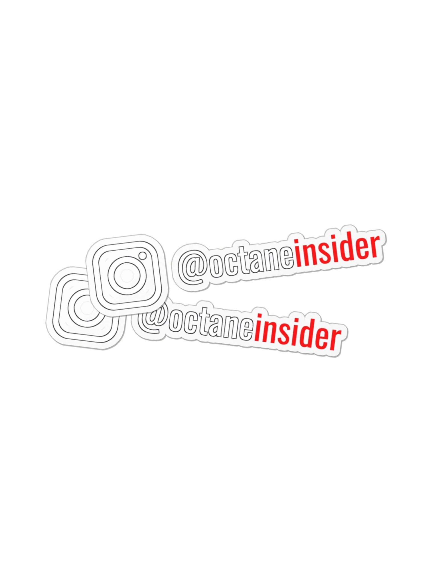 Instagram Handle Decal — @OctaneInsider product image (2)