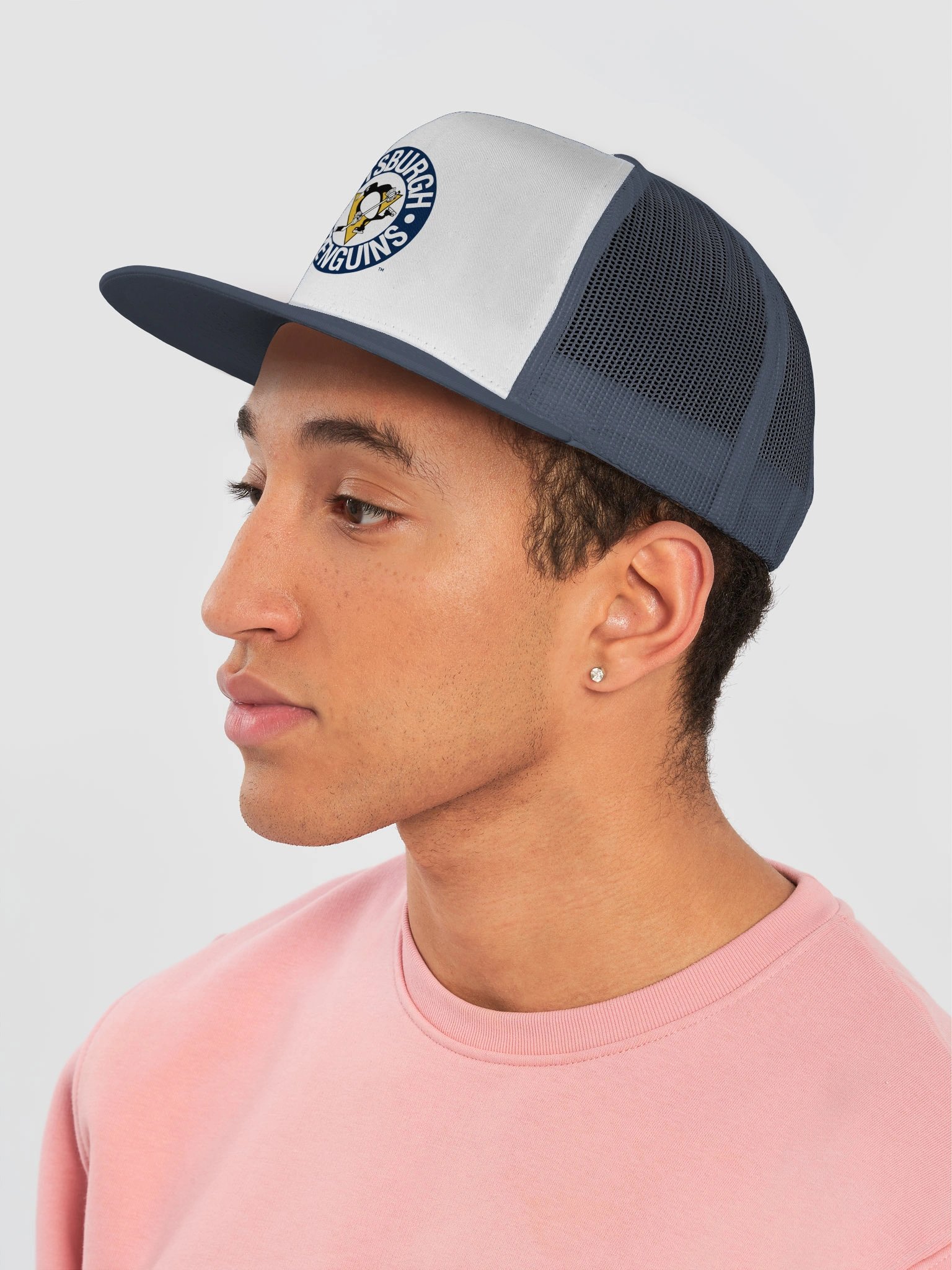 Pittsburgh Penguins Vintage Crest Trucker Cap product image (8)