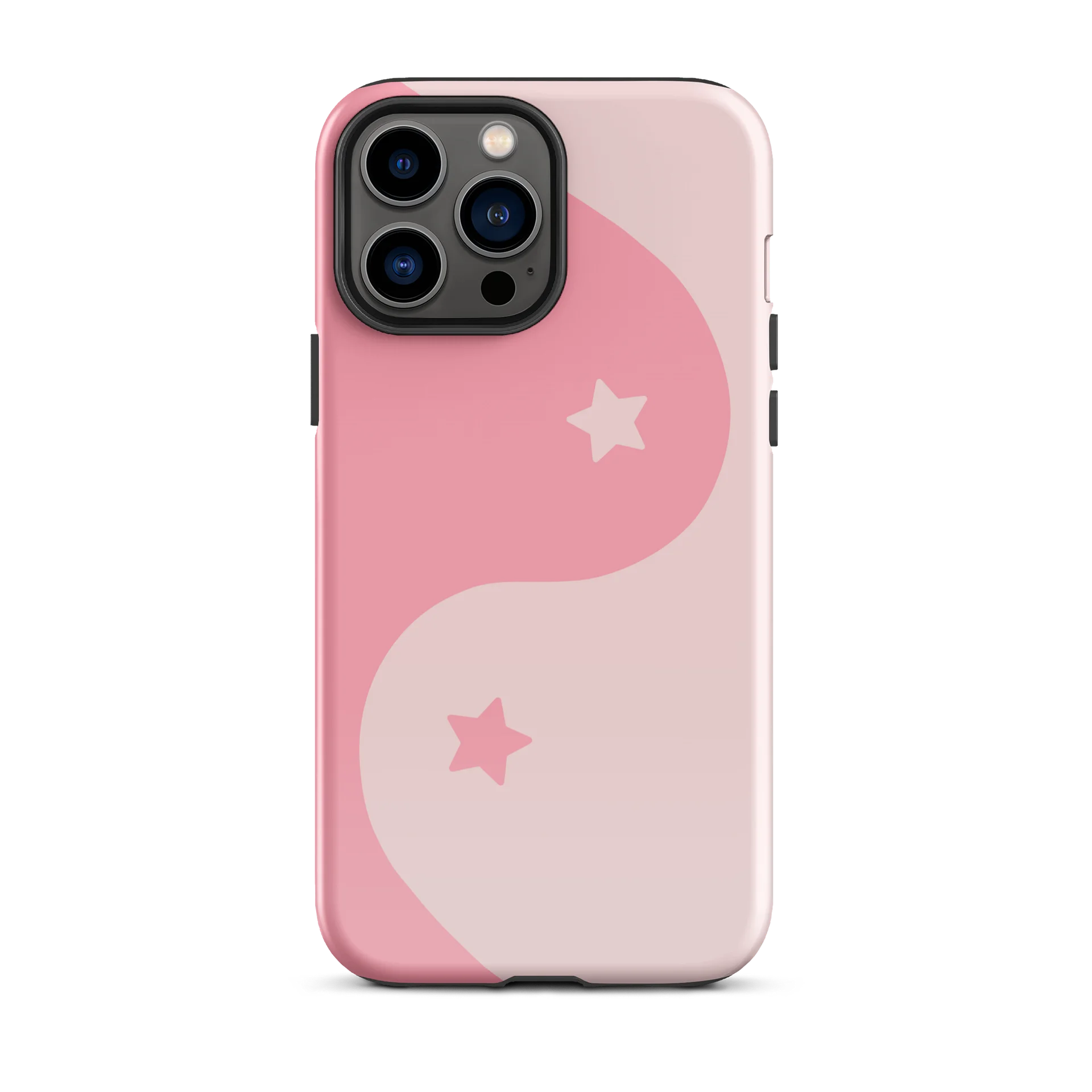 Bubblegum Yin Yang Stars iPhone Case product image (1)