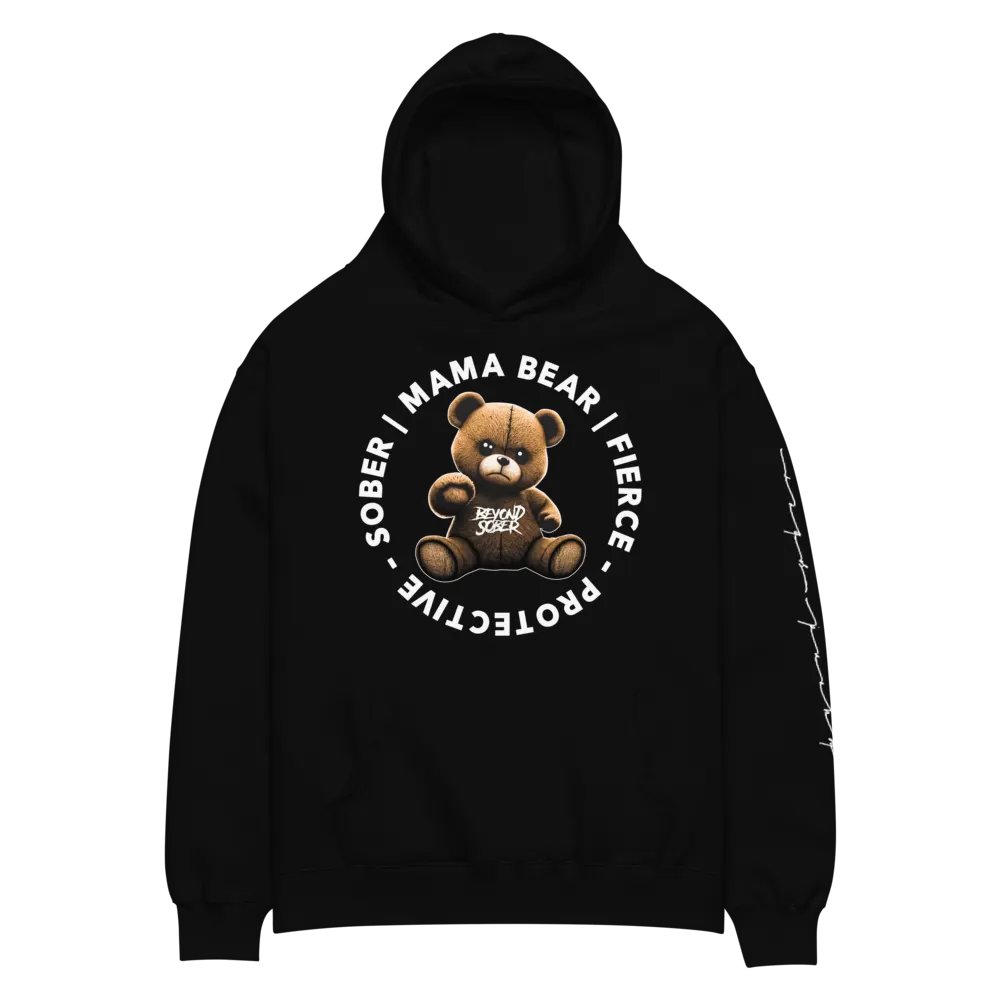Sober Mama Bear: Fierce & Protective Hoodie product image (4)