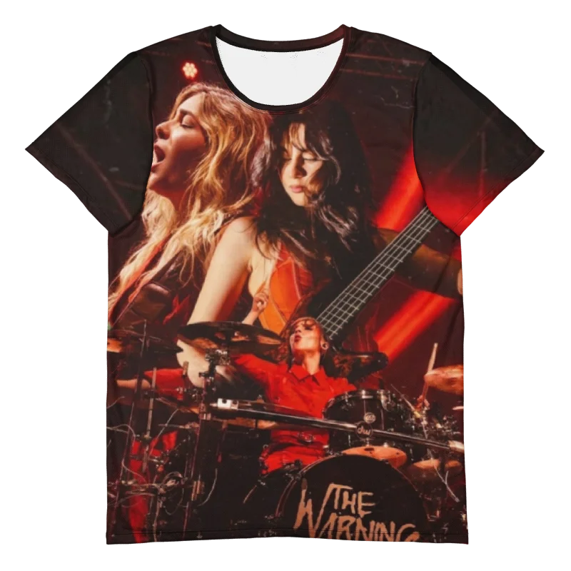 The Warning Live Stage Athletic Tee [XS–3XL] Breathable product image (1)