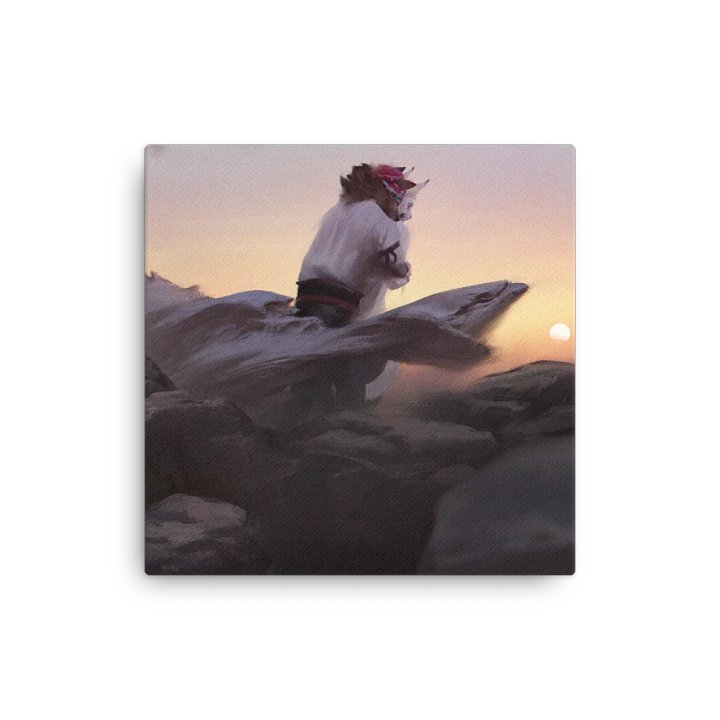 Thin Canvas Print - Wolf Hug product image (2)
