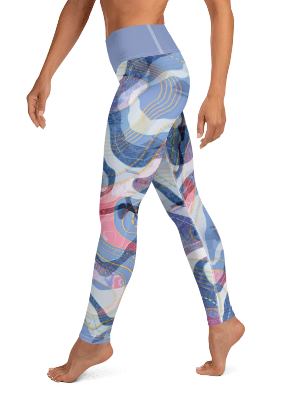 Tectonic map-Yoga Leggings product image (8)