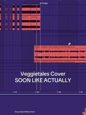 Like for real this time we’re finishing this cover and it’s coming out like soon tee em thank you for your patience haha #veggietales #cover #synthpop 