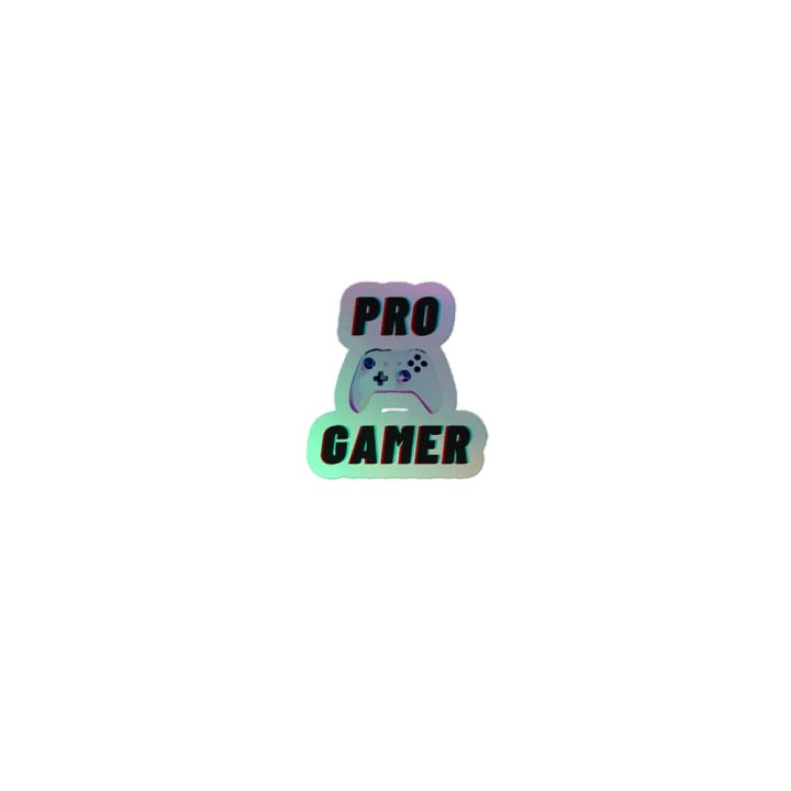 Pro Gamer Holographic Sticker Sheet product image (1)