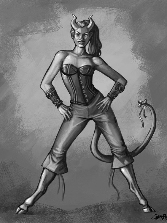 Fantasy Portrait Sketch (Digital Only) product image (1)