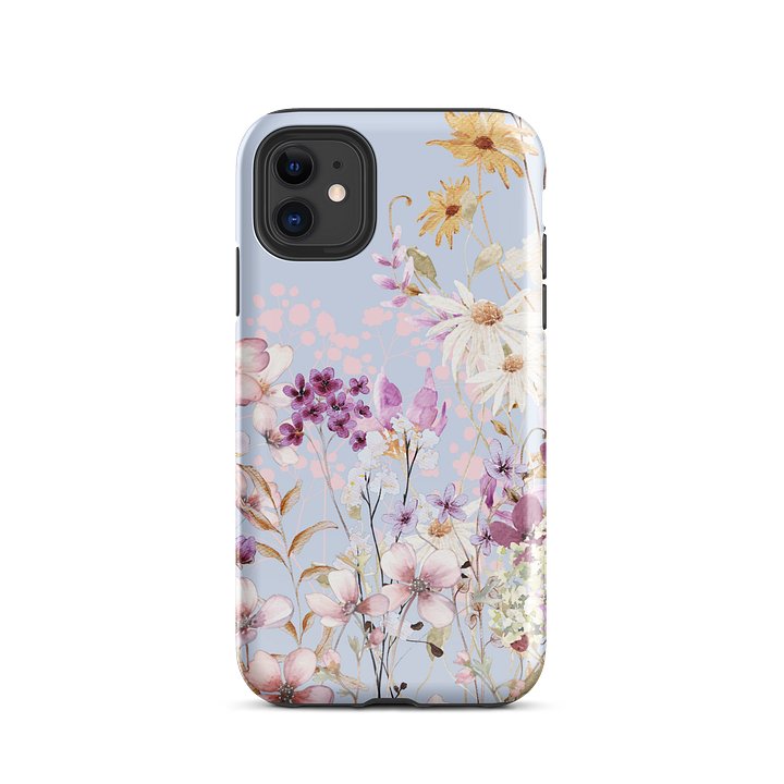 Floral Symphony Blue iPhone® Tough Case product image (55)