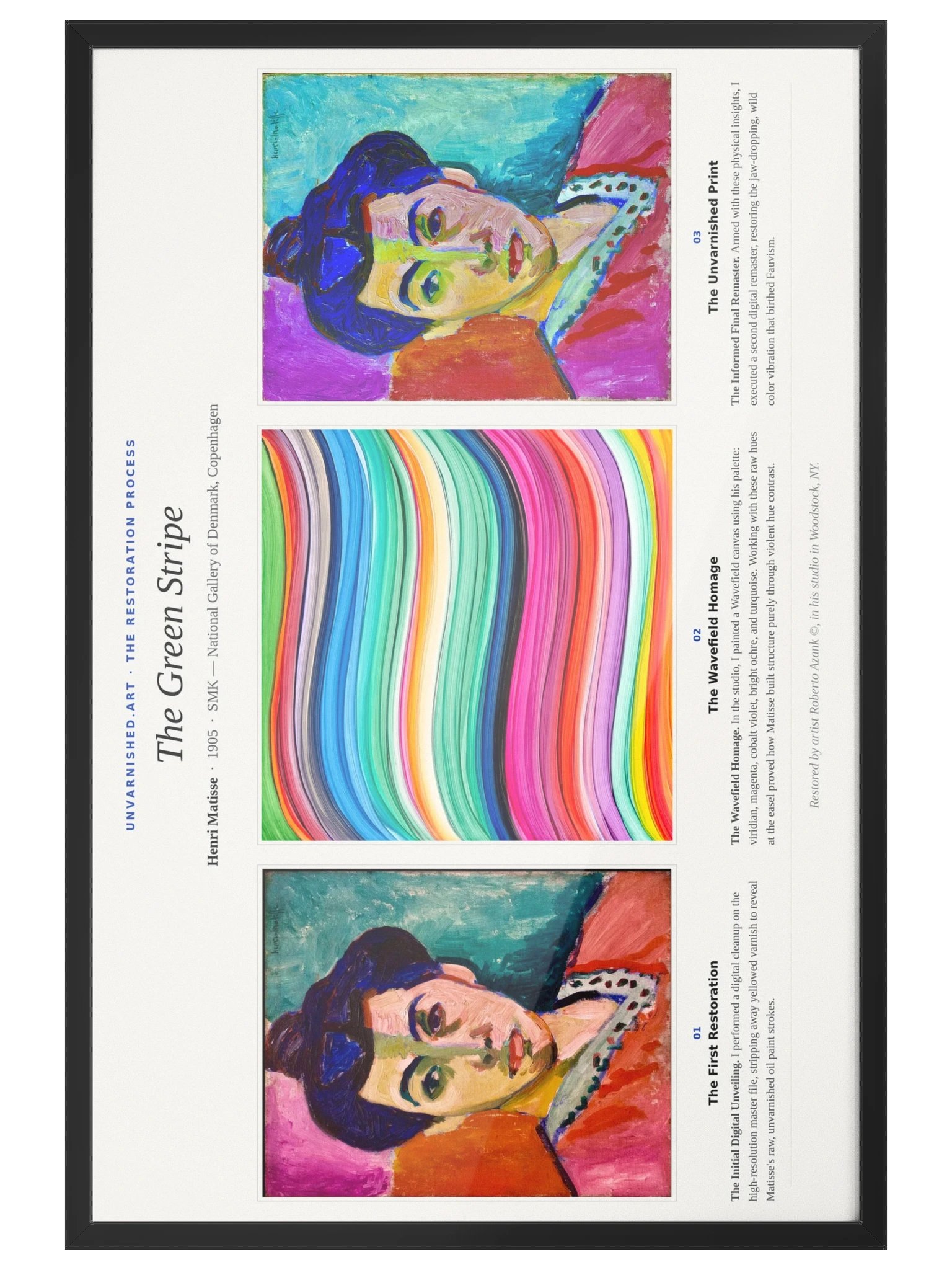The Green Stripe — Framed Process Poster product image (4)