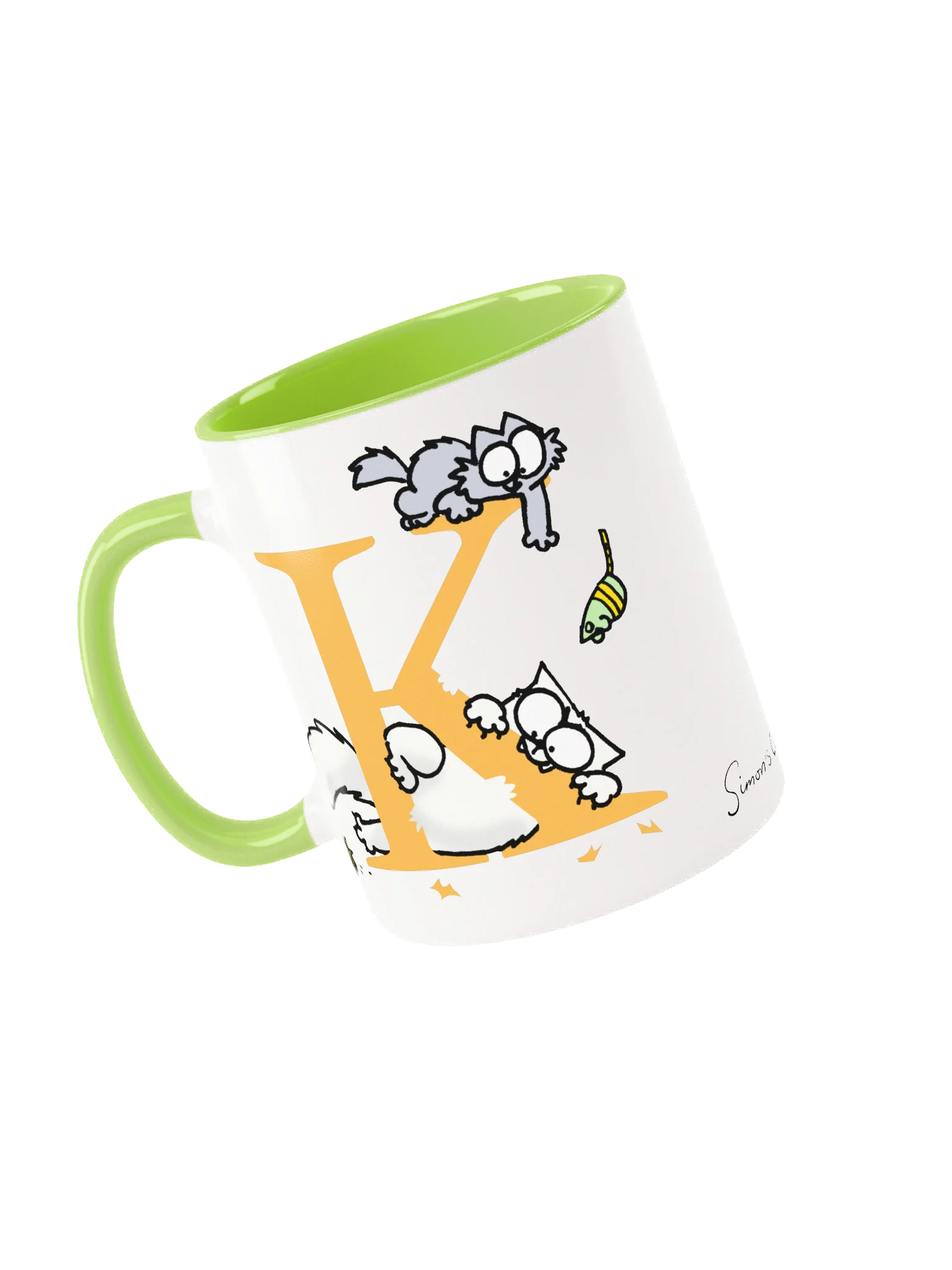 Cat Monogram Mug - K product image (3)