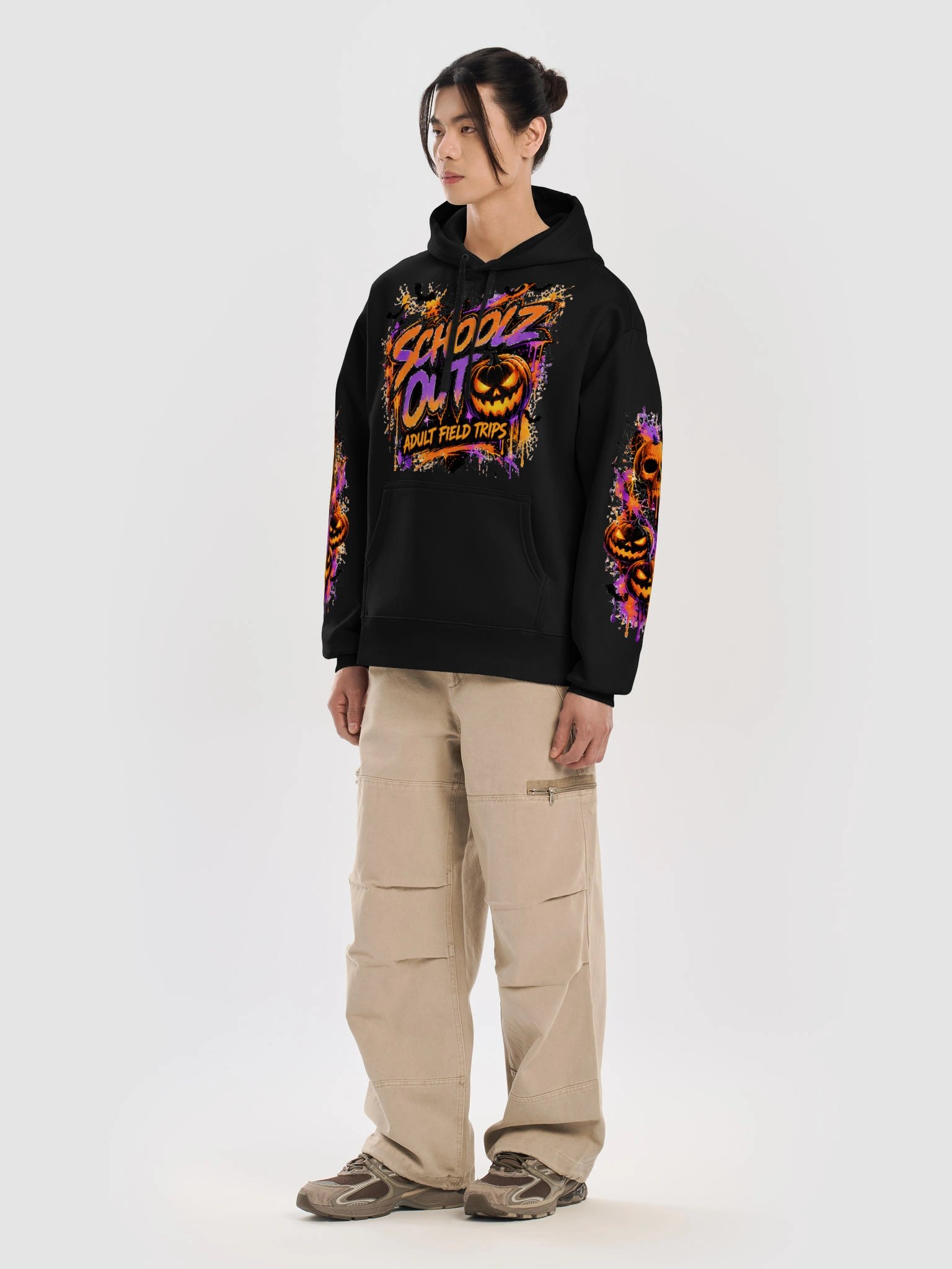 Schoolz Out 2026 Halloween Hooded Sweatshirt product image (7)