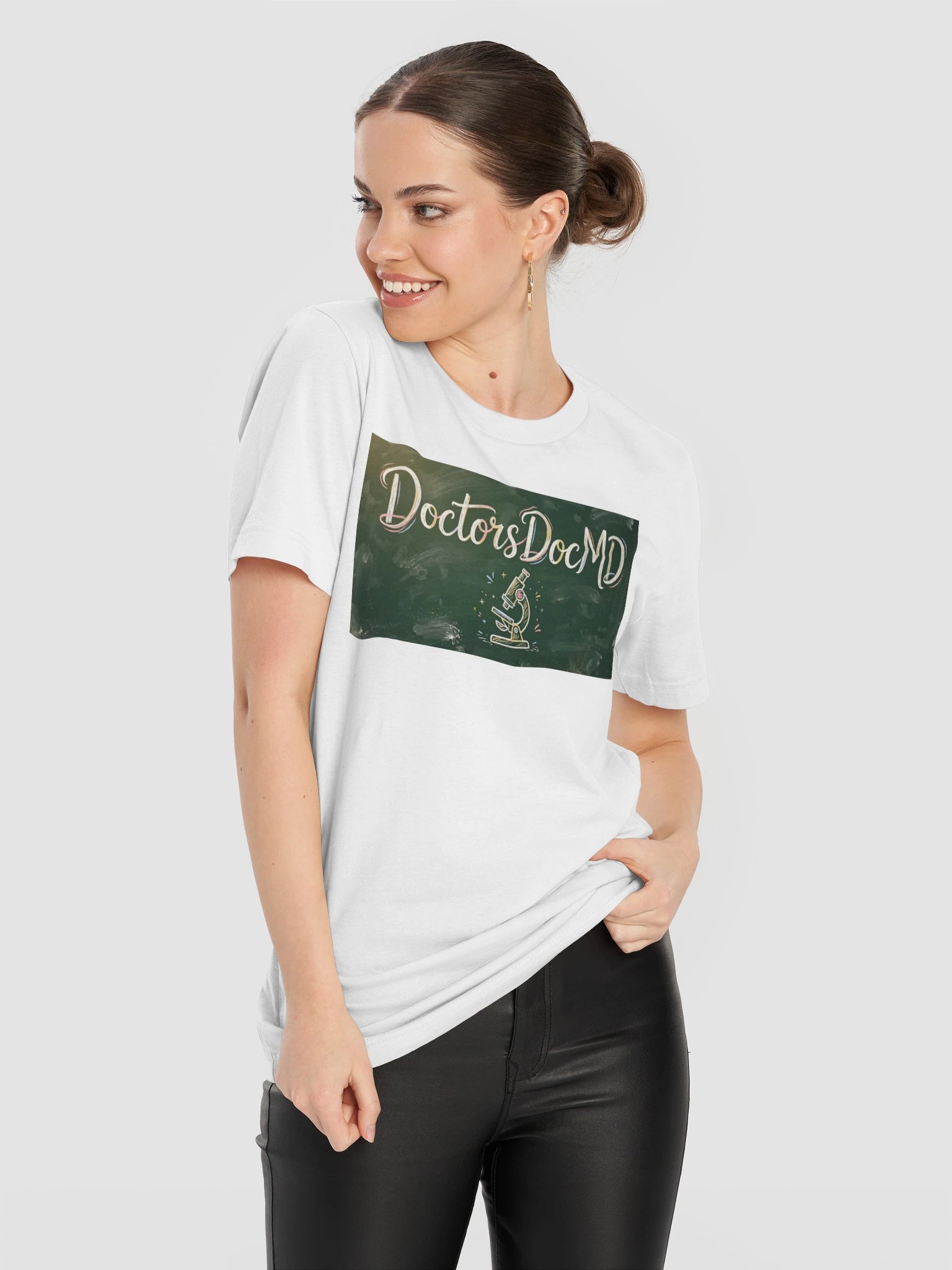 DoctorsDocMD Chalkboard White Tee product image (11)