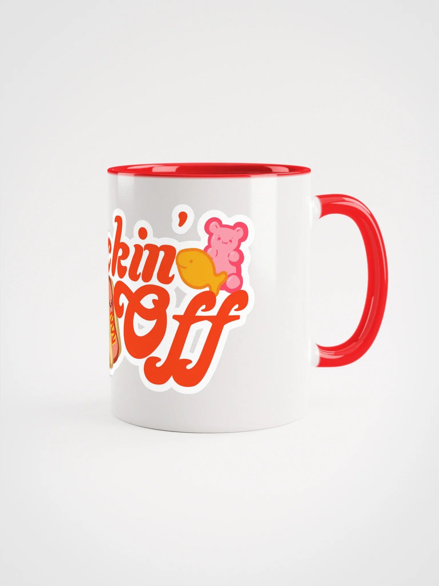 Snackin' Off Mug (Red Font) product image (2)