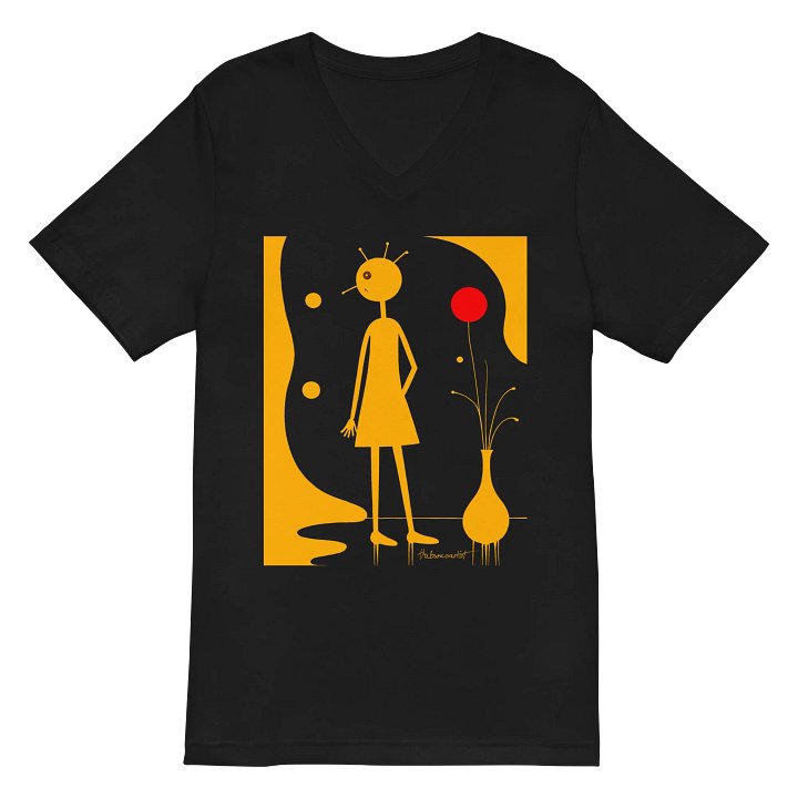 Bella+Canvas Short Sleeve V-Neck Jersey T-Shirt product image (2)