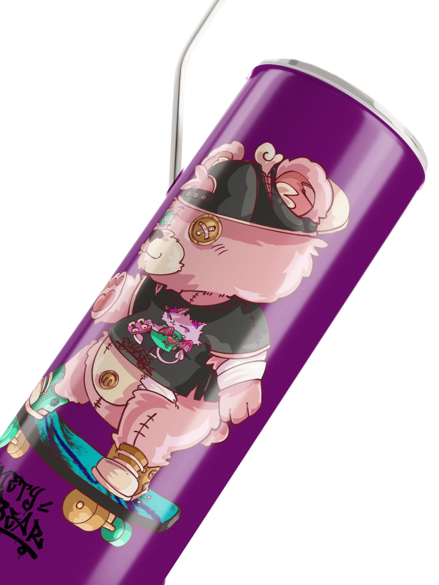 Anxiety Bear Skate Vibe Tumbler product image (7)