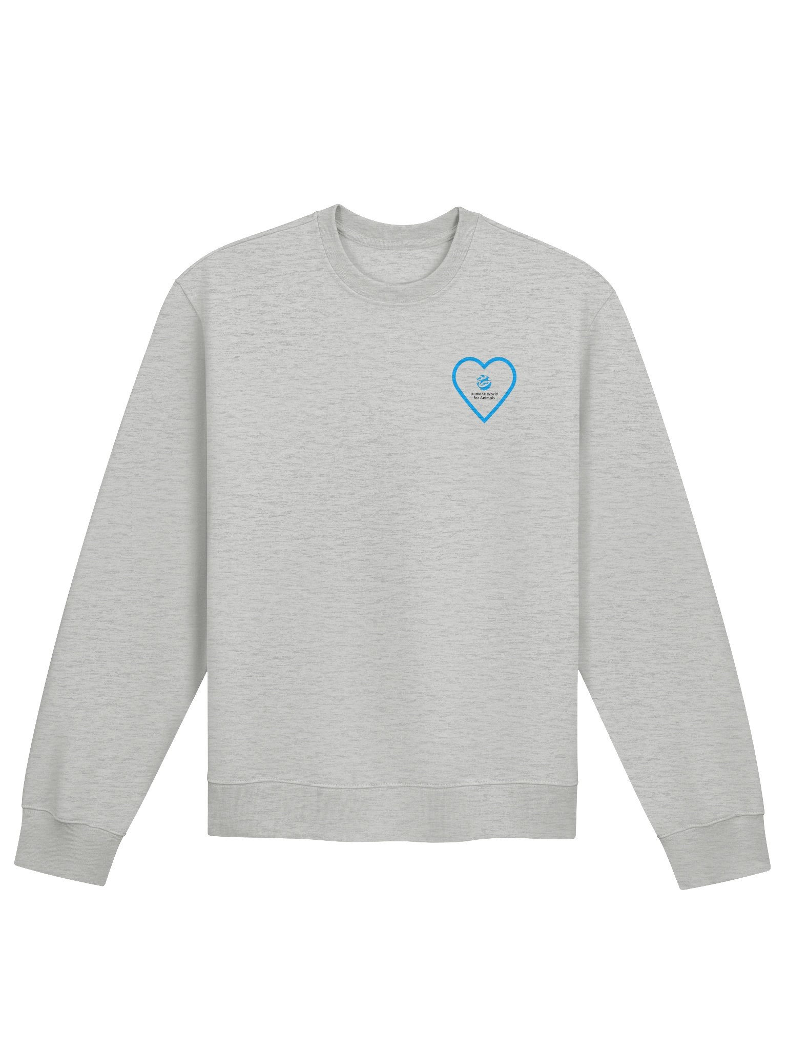 Humane World for Animals heart logo - Sweatshirt - Light product image (1)
