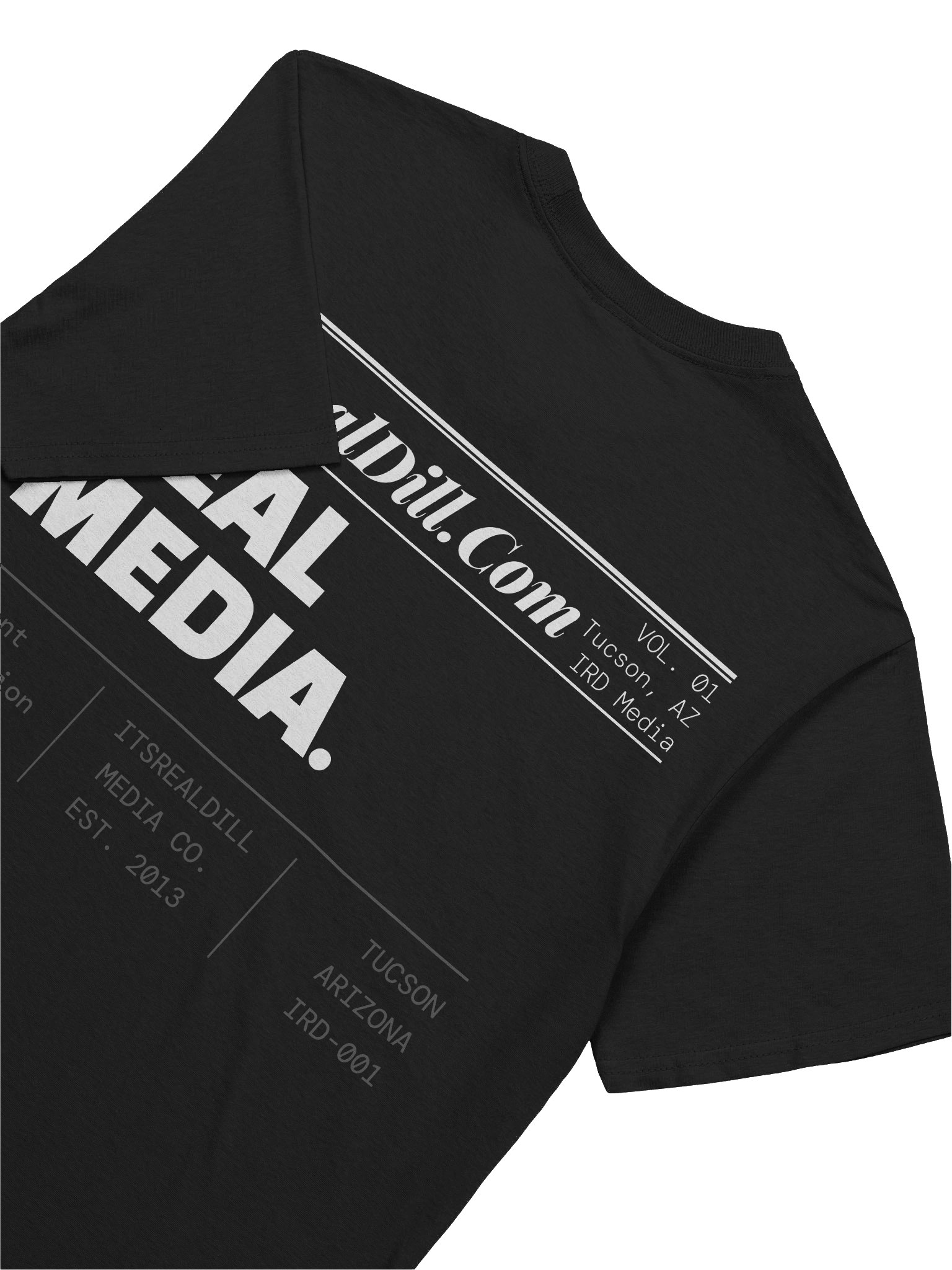 IRD Black Media Newspaper Masthead Tee product image (8)