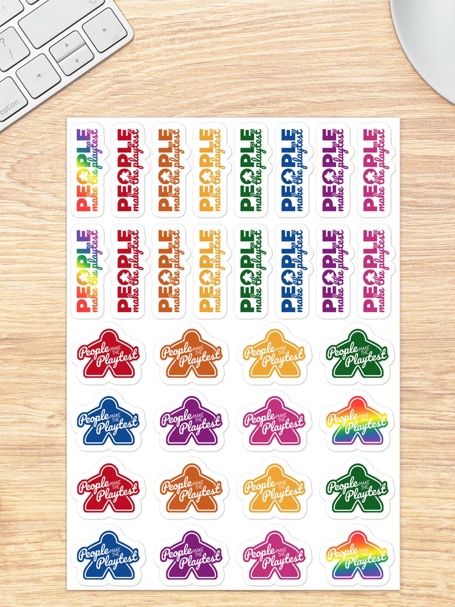 Multicolor PMTP Sticker Sheet Ambassador Kit product image (1)