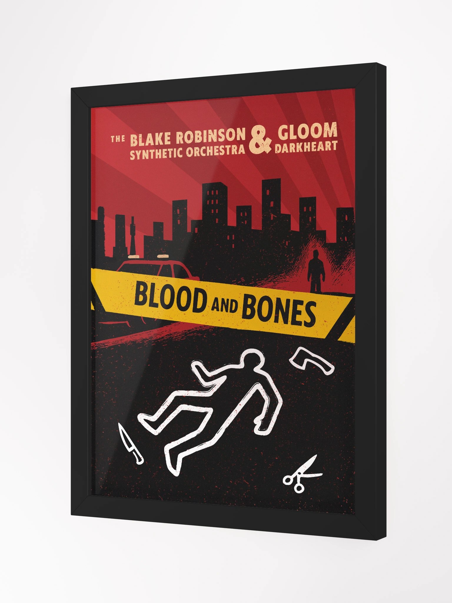 Blood and Bones black framed poster product image (7)