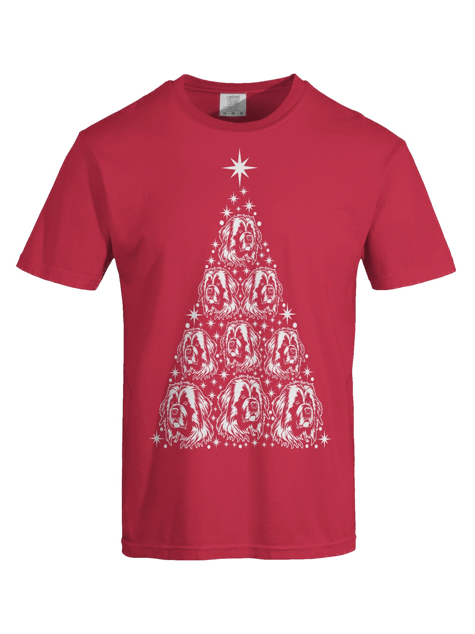 Leonberger Christmas Tree T-Shirt product image (9)
