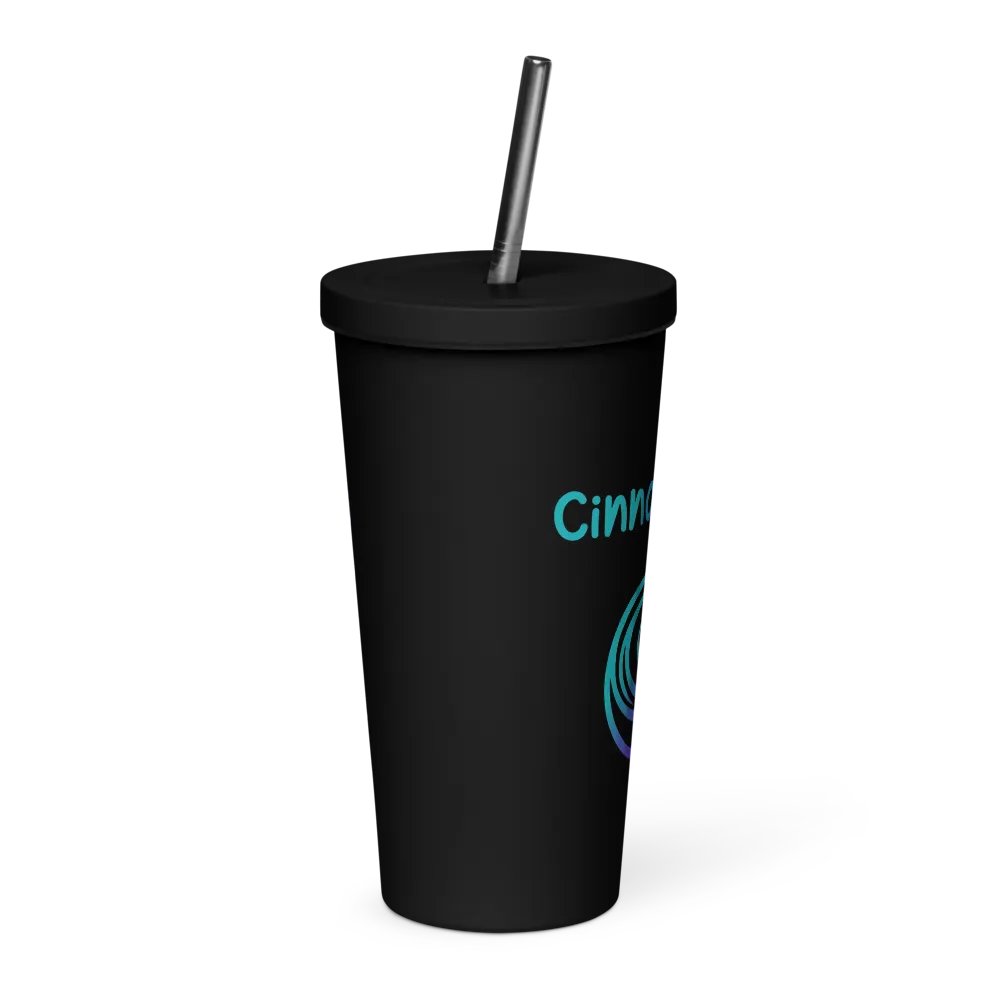 Cinnaschick Insulated Tumbler with Straw product image (4)
