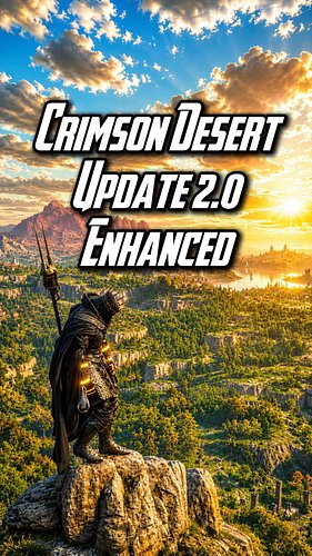 CRIMSON DESERT UPDATE 2.0 ENHANCED Brings Us NG+ #crimsondesert #crimsondesert #pearlabyss