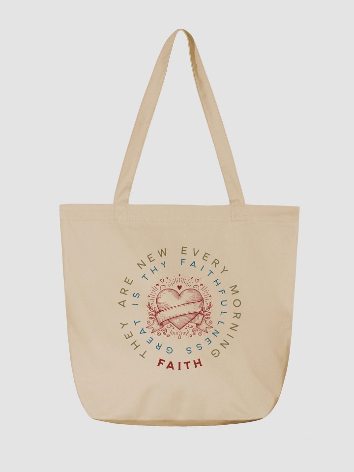 Sacred Heart Vintage Faith Tote Bag product image (2)