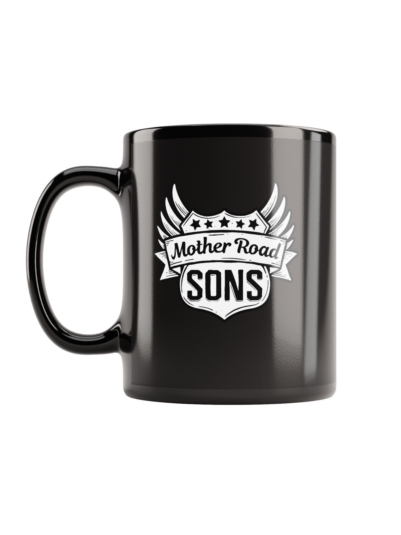 Logo Mug- Black w/ White product image (2)