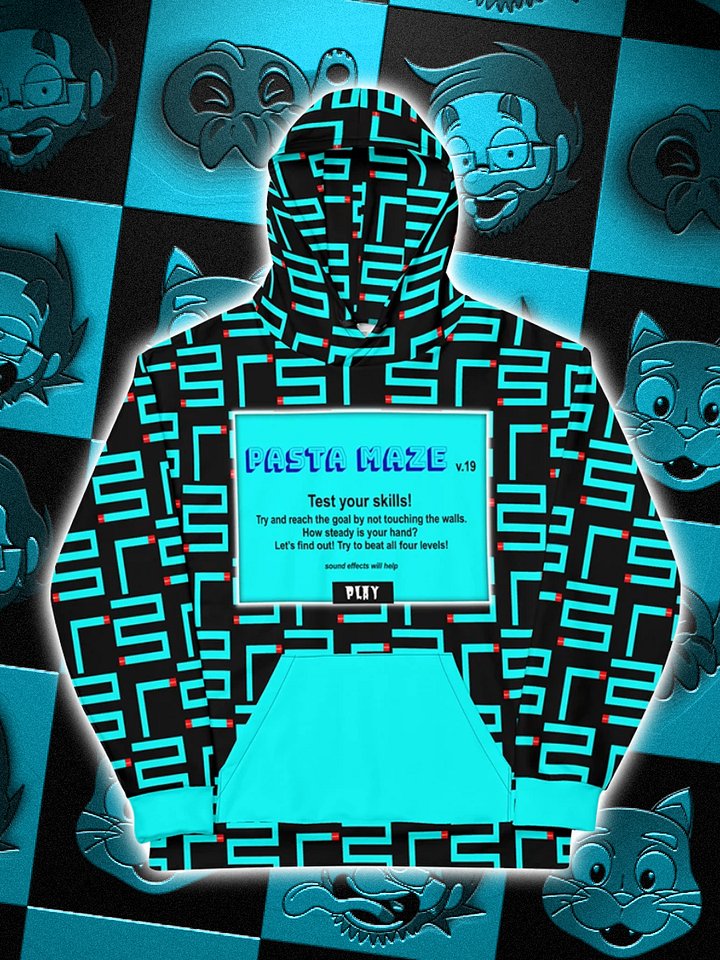 TobyPasta "The Maze" All-Over Hoodie product image (1)