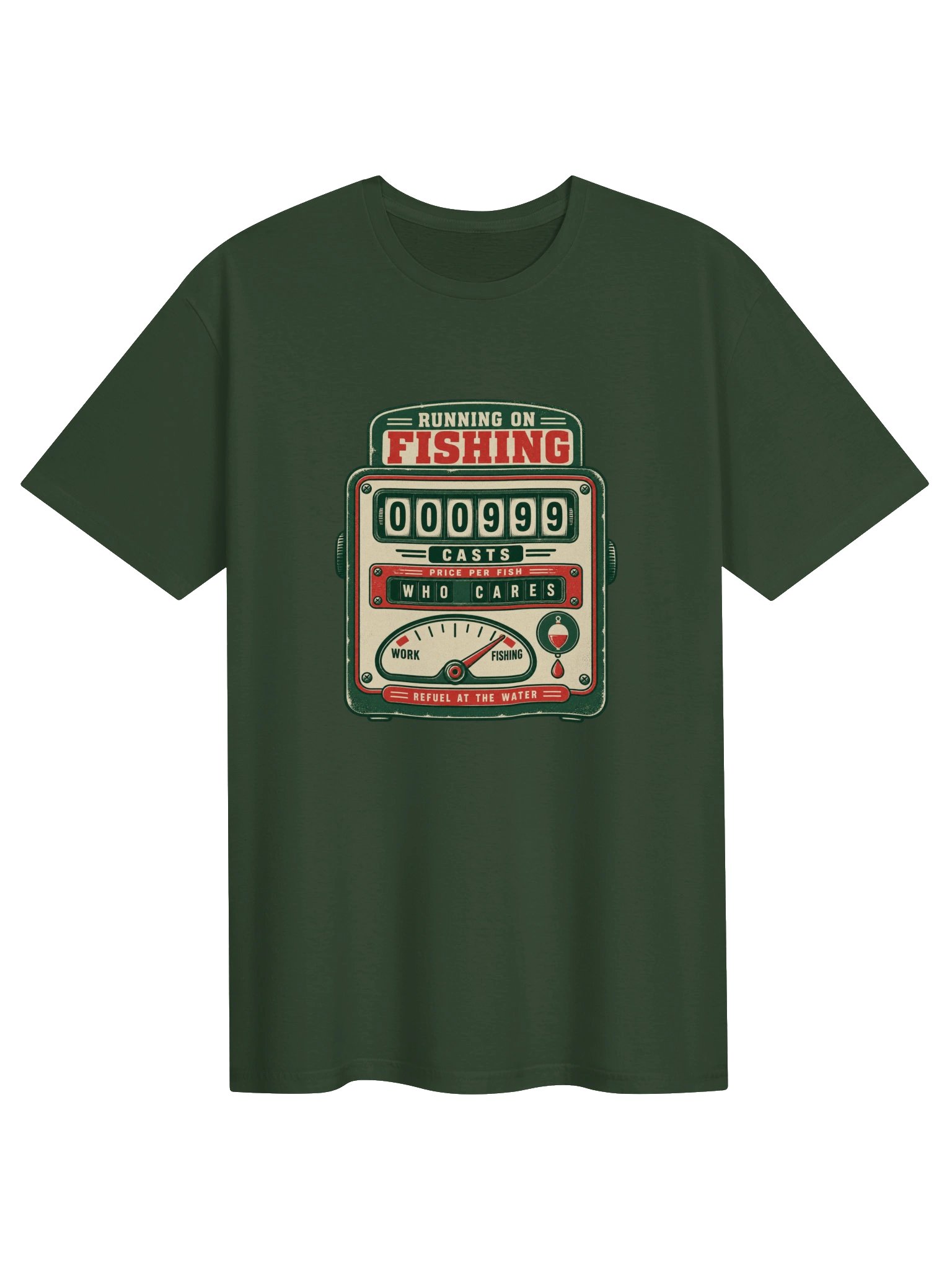 Running on Fishing T-Shirt product image (51)