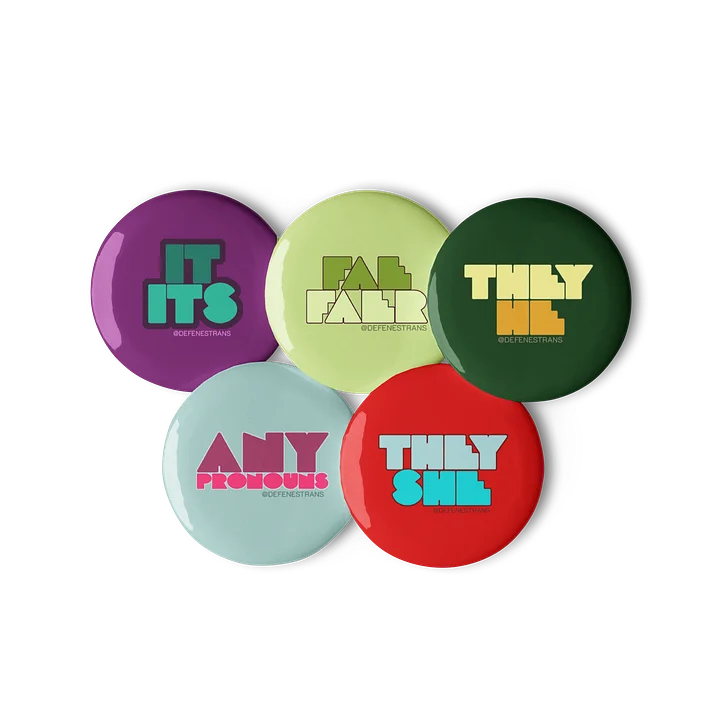 Pronoun Button Set #2 product image (2)