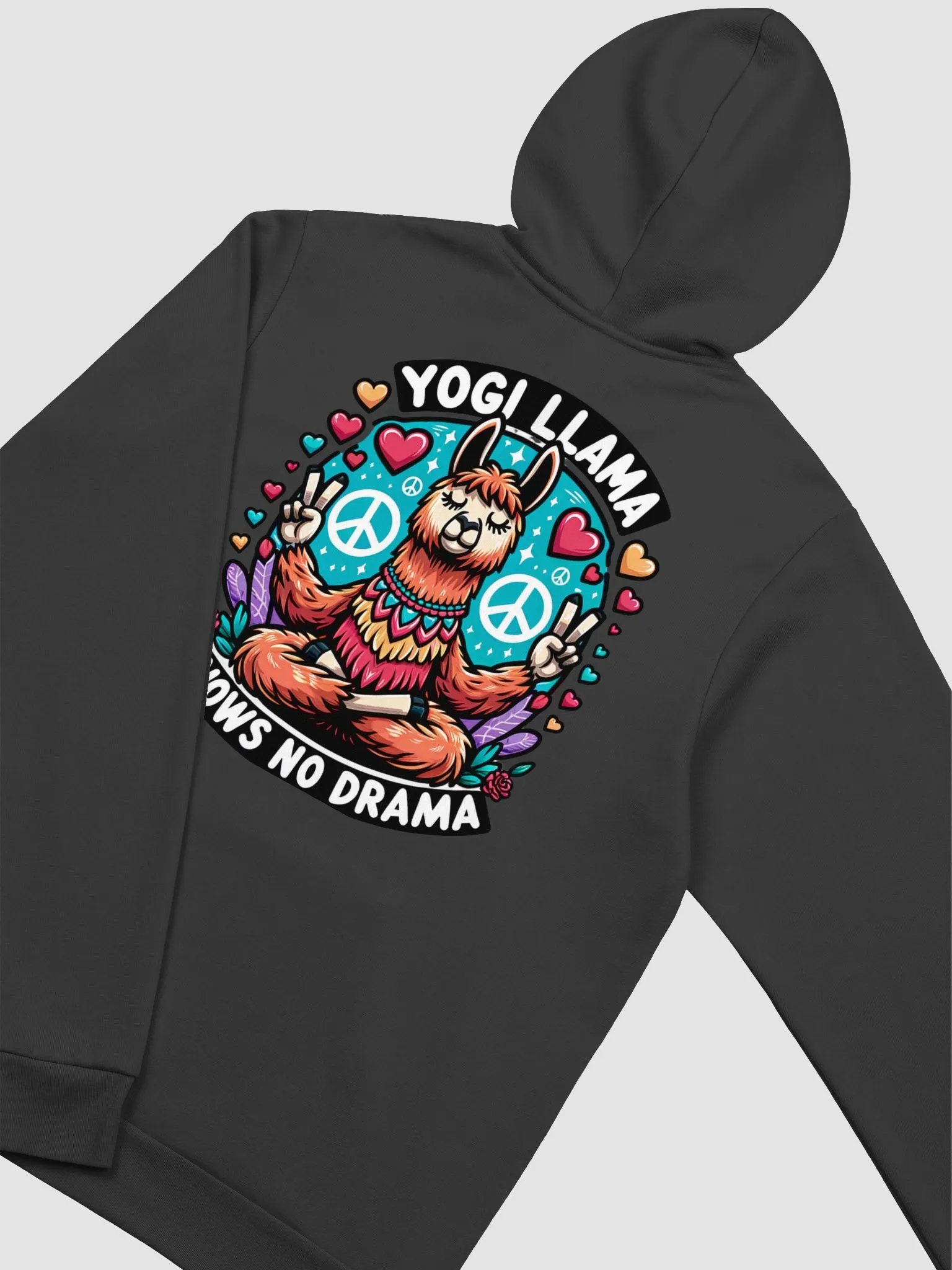 Yogi Llama Knows No Drama Hoodie product image (24)