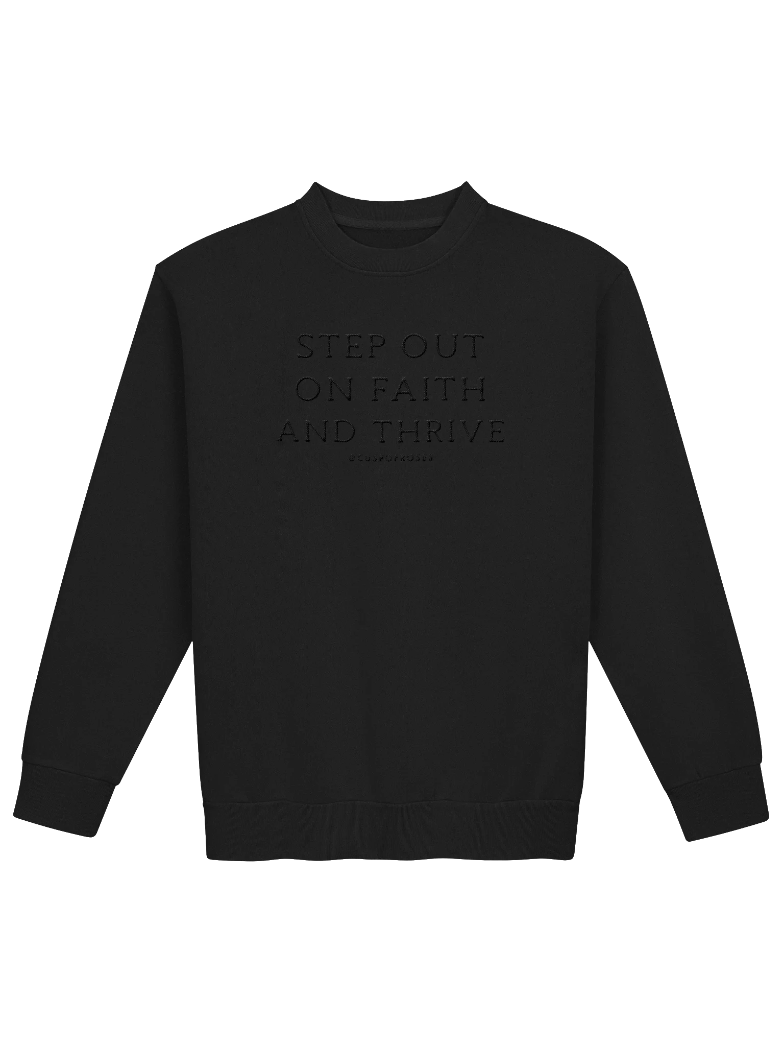 s.o.o.f.a.t. black embroidered sweatie product image (1)