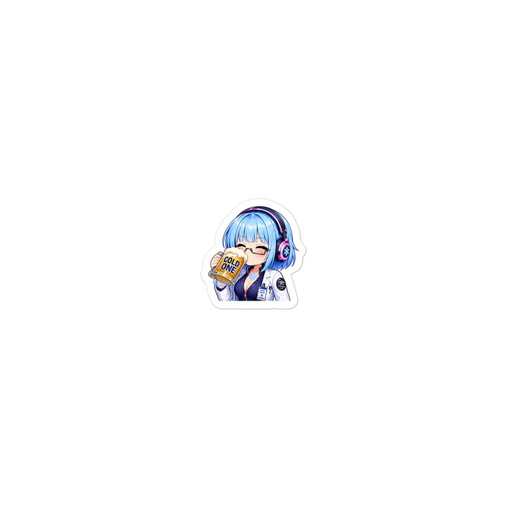 Lady Frost Beer Emote - Die Cut Sticker product image (2)