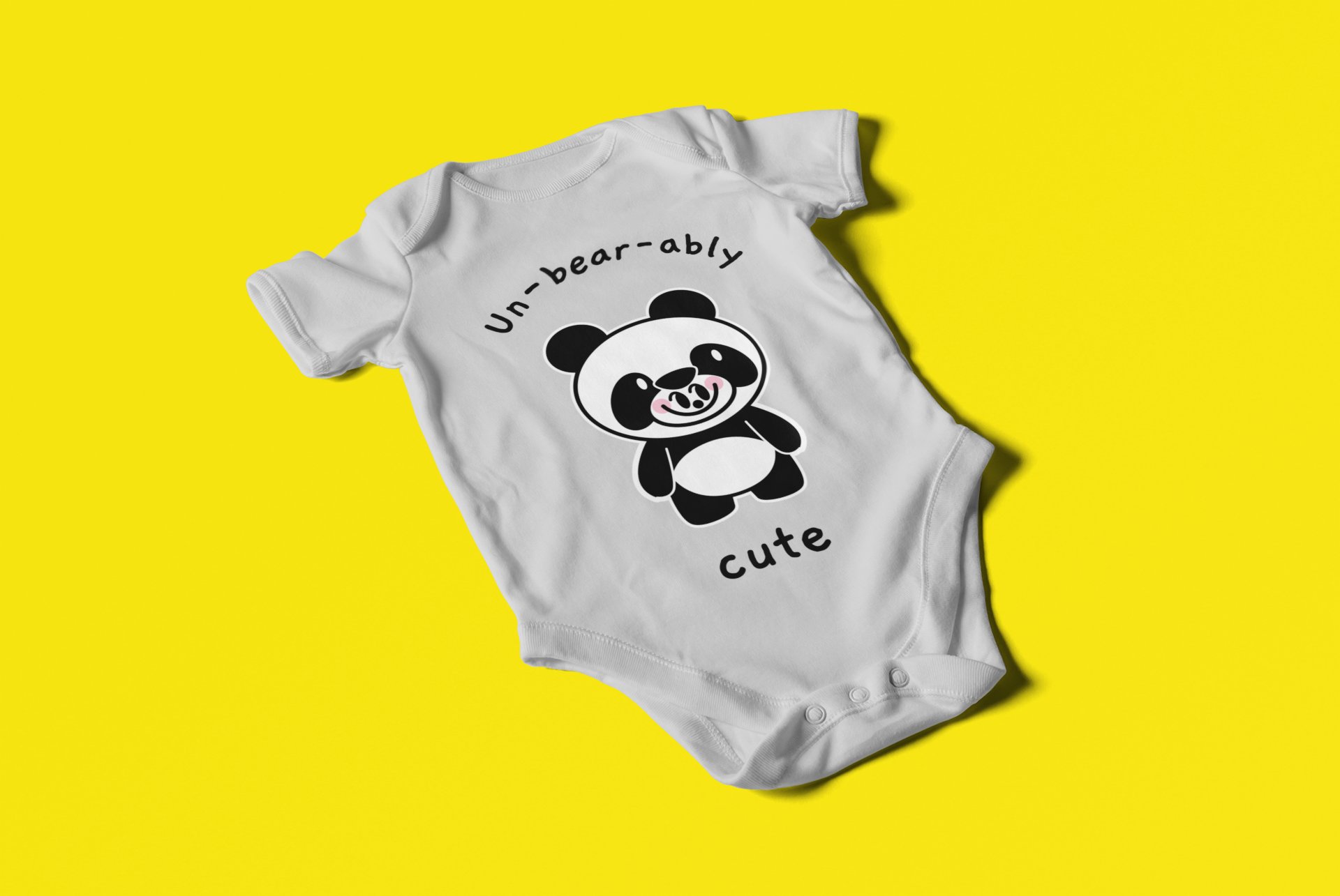 Playful Panda Baby Bodysuit product image (2)