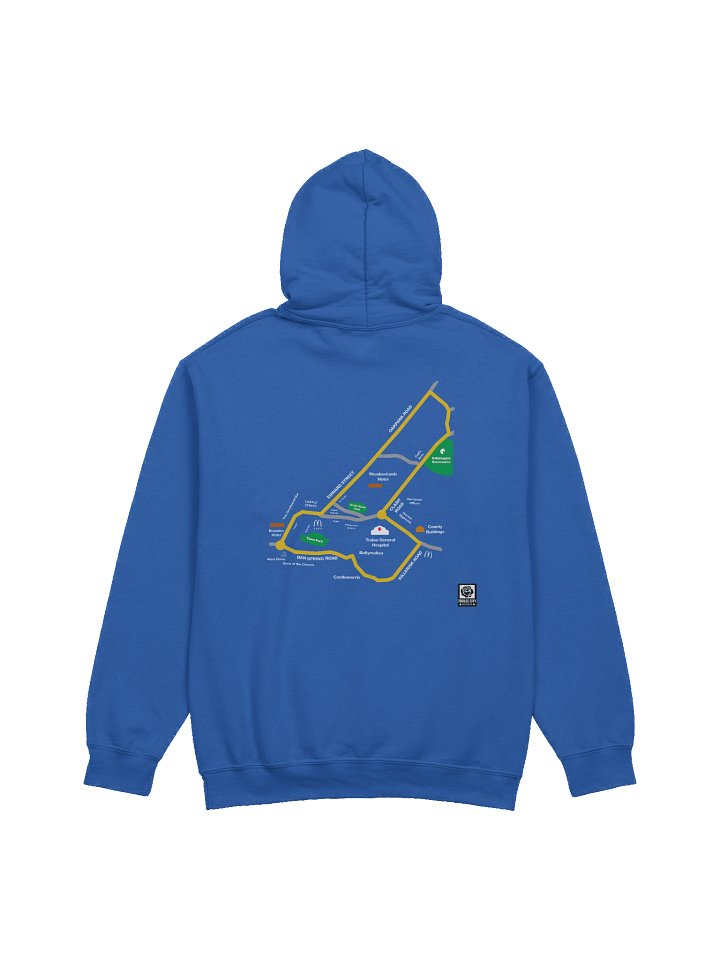 E-Train | Tralee City on the Map Front & Back Double Graphic Hoodie product image (2)