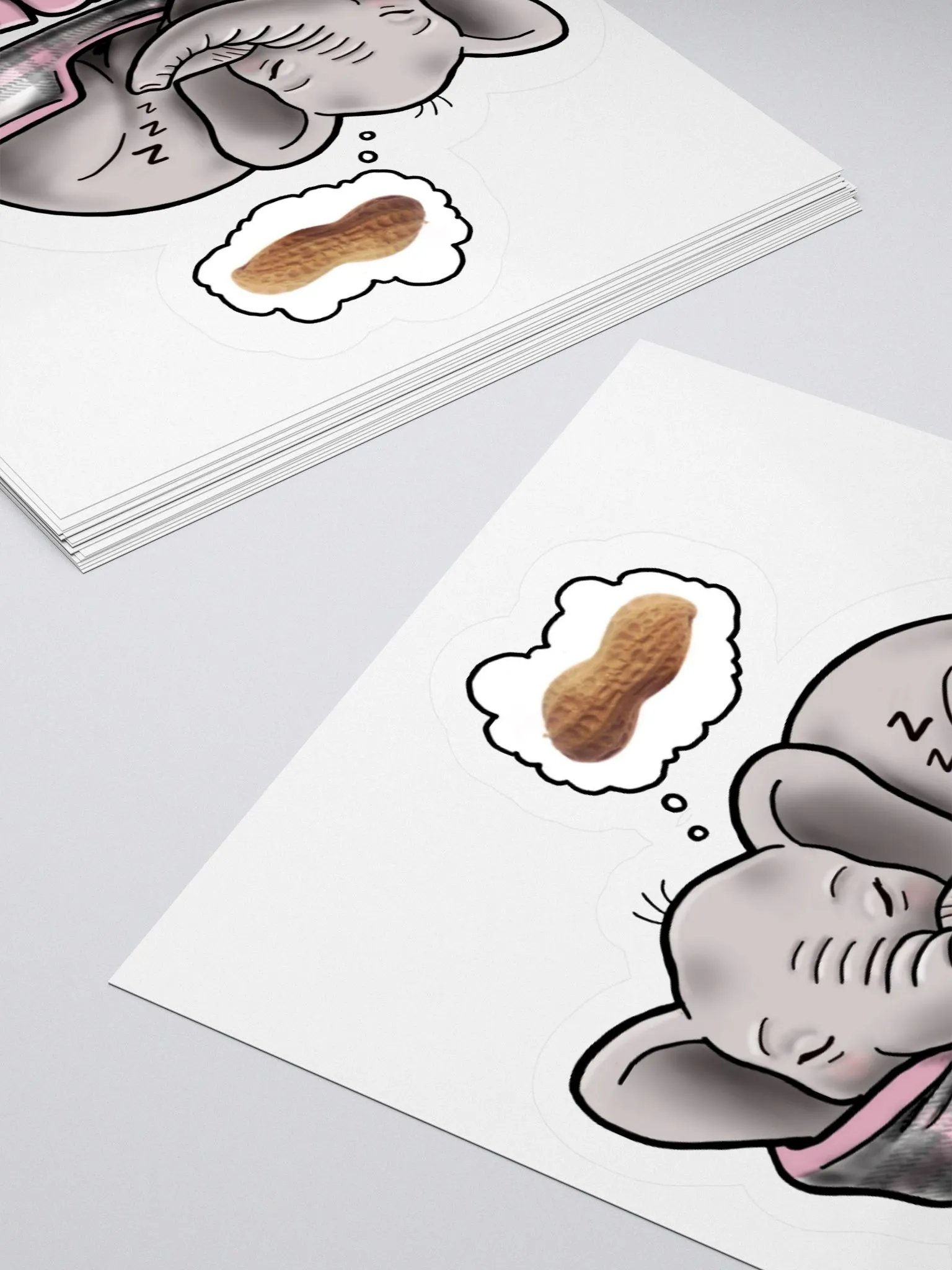 Sleepy Peanut - SFA Kiss Cut Stickers product image (11)