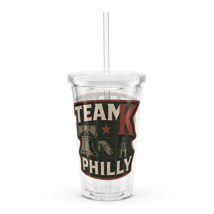 Team K Philly Clear Plastic Tumbler product image (2)