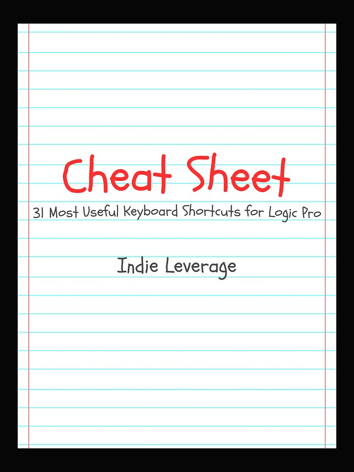 Keyboard Shortcuts for Logic Pro (Cheat Sheet) product image (1)