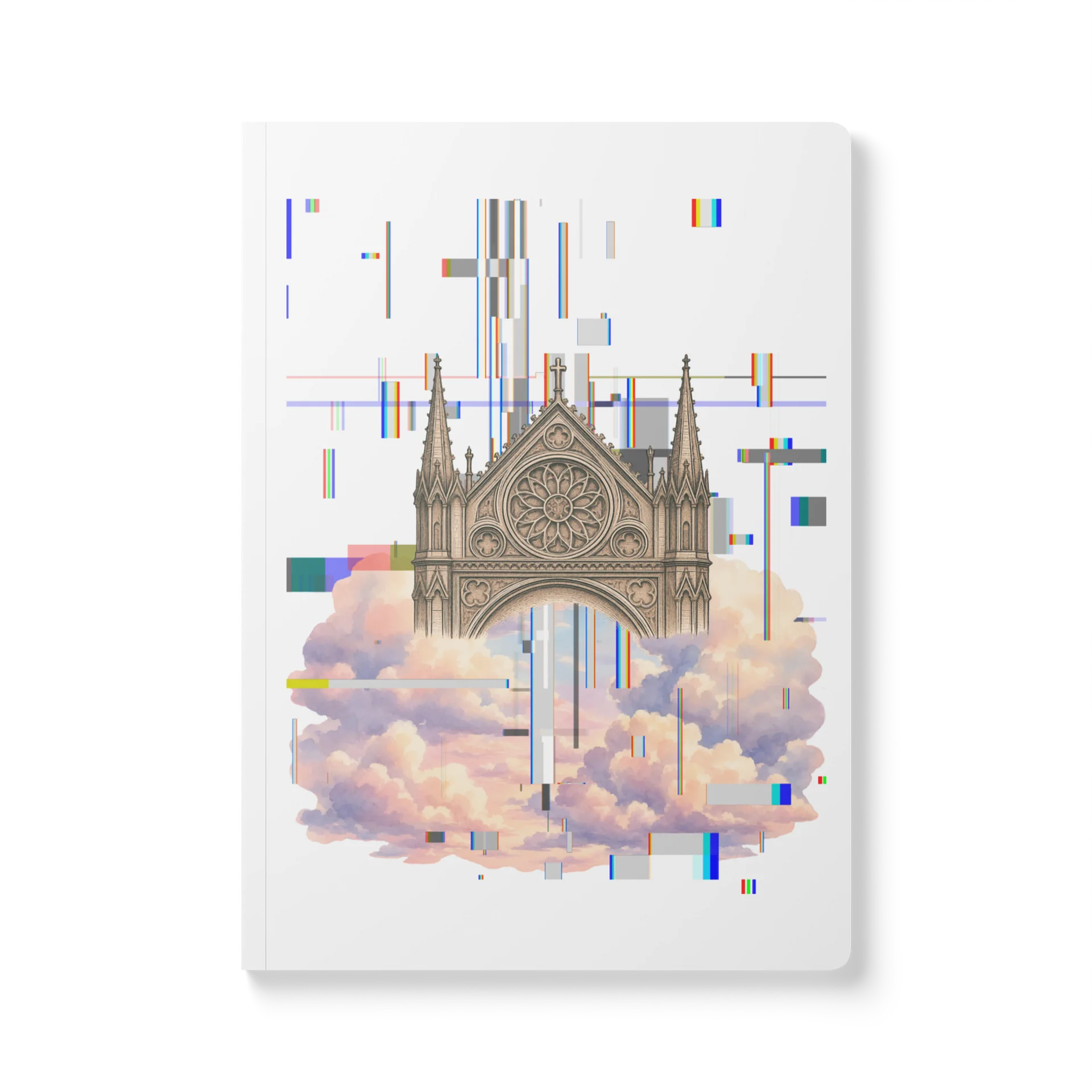 Sacred architecture, corrupted transfer Notebook product image (1)
