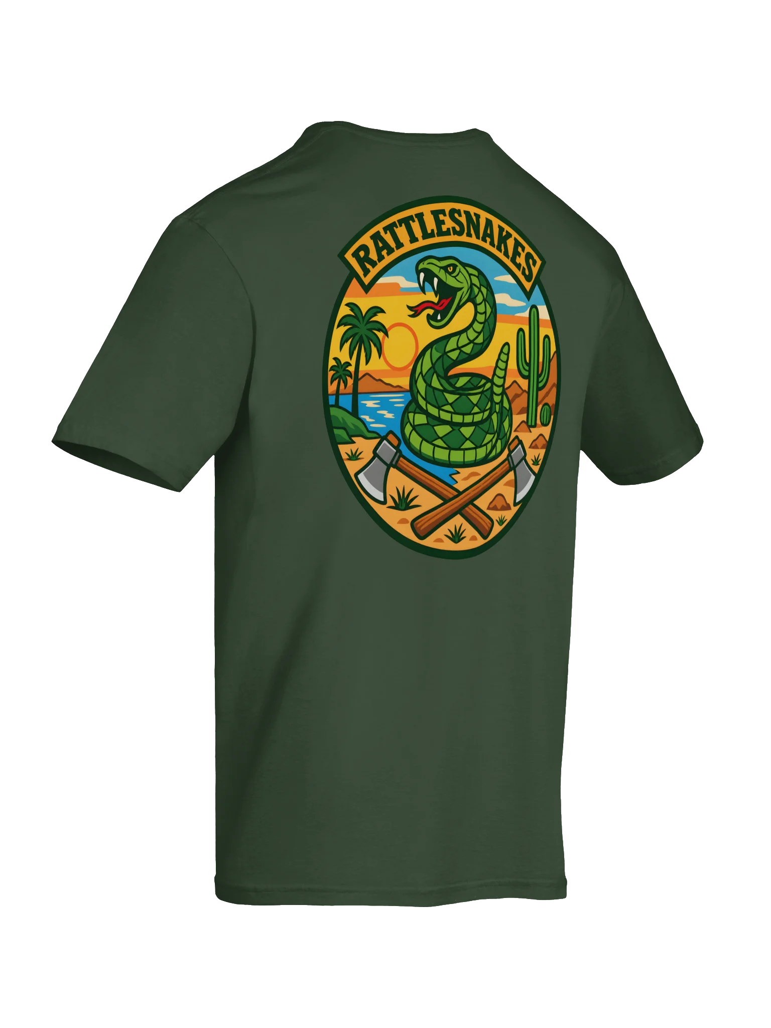 Green Patch Back Tee product image (4)