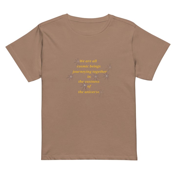 Cosmic Journey Women's High-Waisted Tee product image (2)