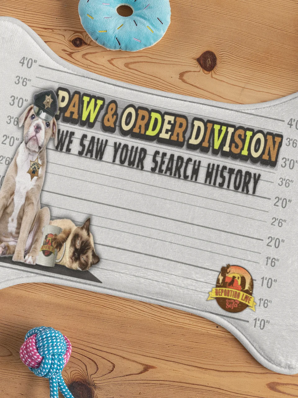 Paw & Order Division Dog and Cat Feeding Mat product image (5)